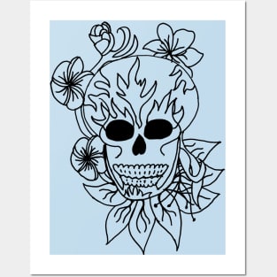 Sugar Skull - Plain Posters and Art